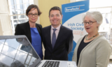 Anna Visser, social justice advocate and researcher, at the launch of benefacts.ie with Paschal Donohoe, TD, Minister for Public Expenditure and Reform and Patricia Quinn, MD, Benefacts.